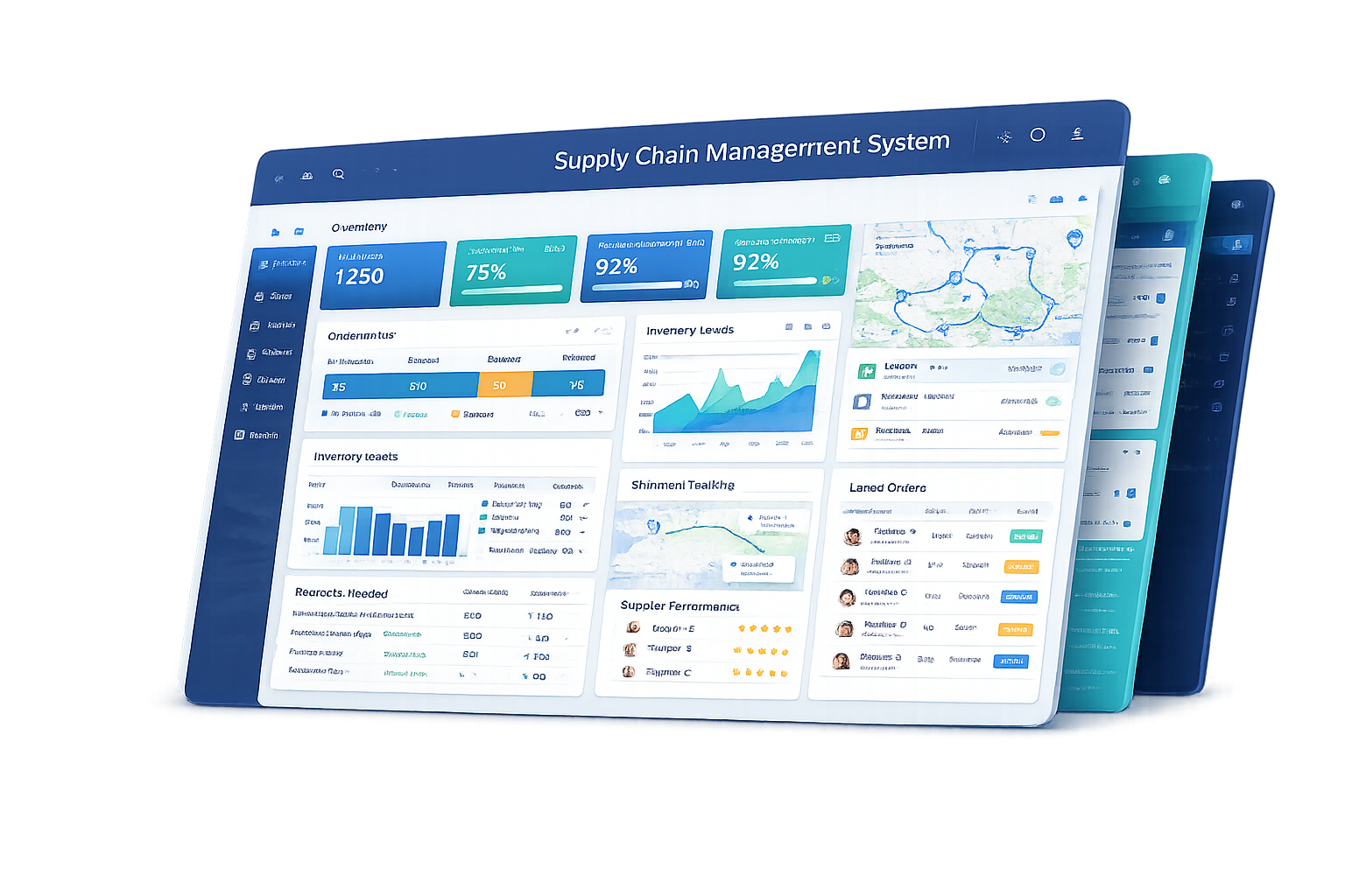 Enterprise SCM modules illustration placeholder